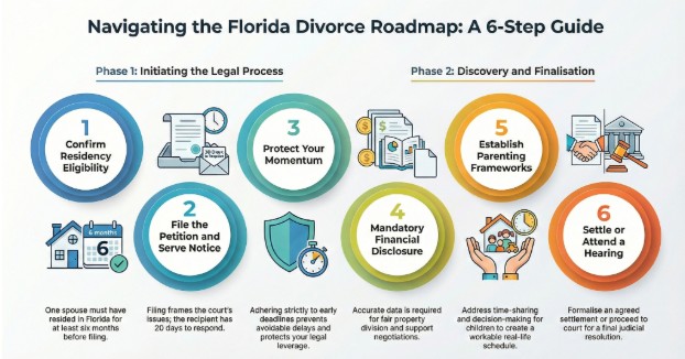 How Divorce Works in Florida. The 6 Step Roadmap