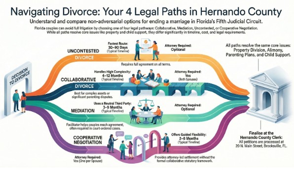 What Are Your Divorce Options in Hernando County, Florida?