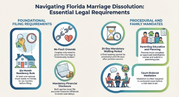 Florida Legal Requirements Every Divorcing Couple Must Know
