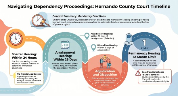 How Does a Dependency Case Progress Through the Hernando County Court